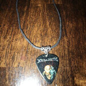 MEGADETH GUITAR PICK NECKLACE